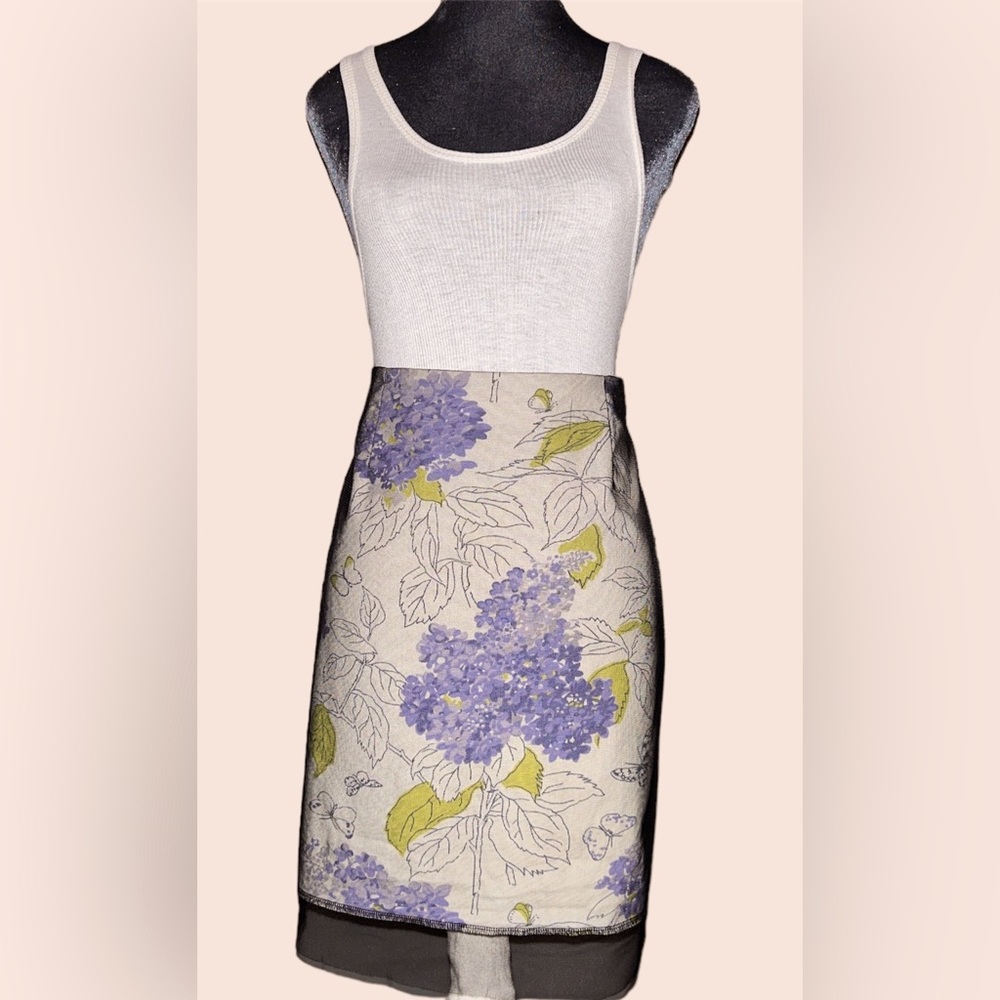 Beluva San Francisco  really interesting black mesh over floral cotton